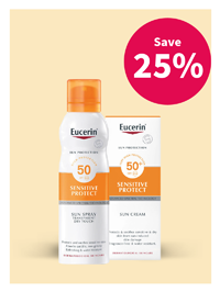 Save 25% on Eucerin Skin & Sun Care